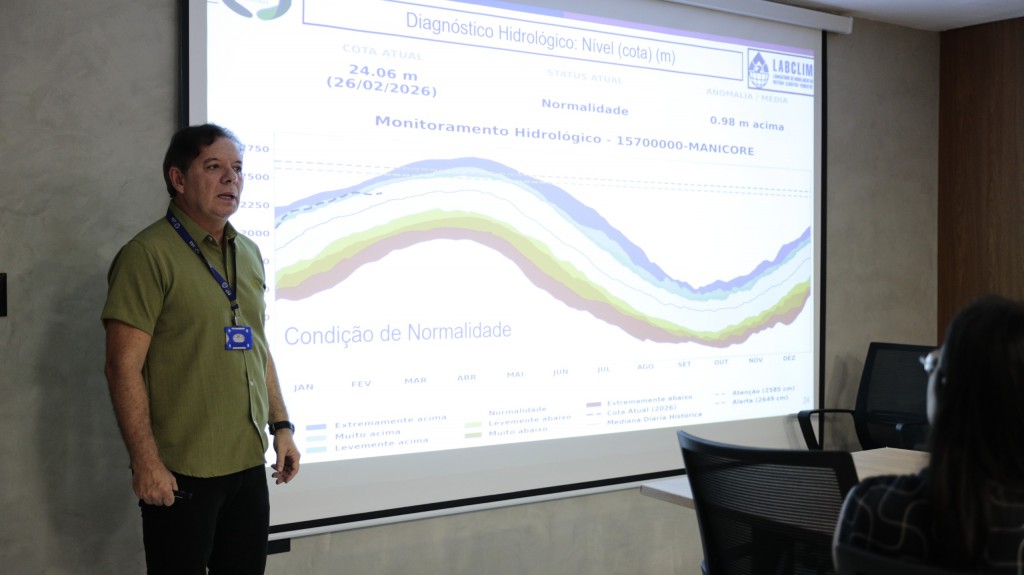 Fapeam - Professor e doutor em meteorologia Francis Wagner Silva Correia, coordenador do Laboratório de Modelagem do Sistema Climático Terrestre (Labclim) da UEA - Foto Ayrton Lopes